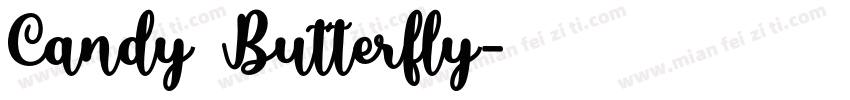 Candy Butterfly字体转换